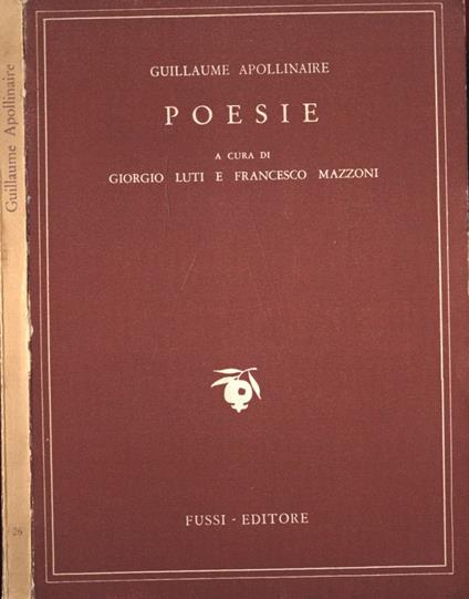 Poesie varie - Guillaume Apollinaire - copertina