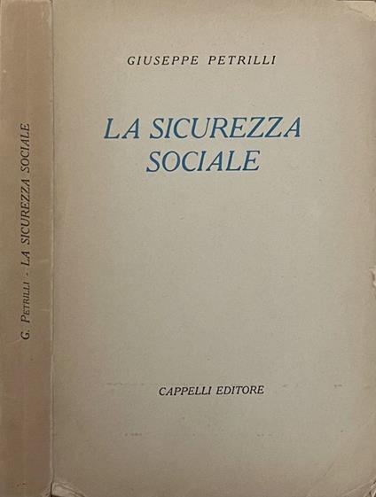 La sicurezza sociale - Giuseppe Petrilli - copertina