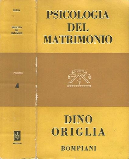 Psicologia del matrimonio - Dino Origlia - copertina