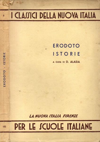 Istorie - Erodoto - copertina