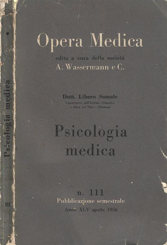 Opera medica - Libero Samale - copertina