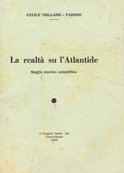 La realtà su l'atlantide - copertina