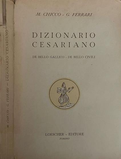 Dizionario cesariano - copertina