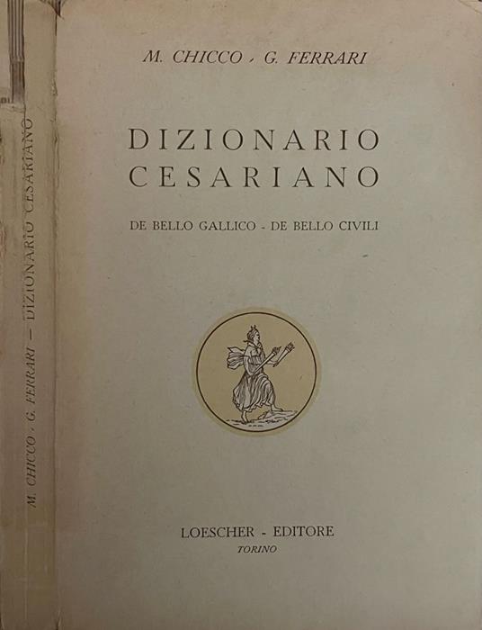 Dizionario cesariano - copertina