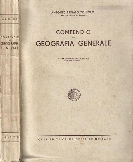 Compendio di geografia generale - copertina