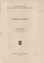 Competenza e tentativo