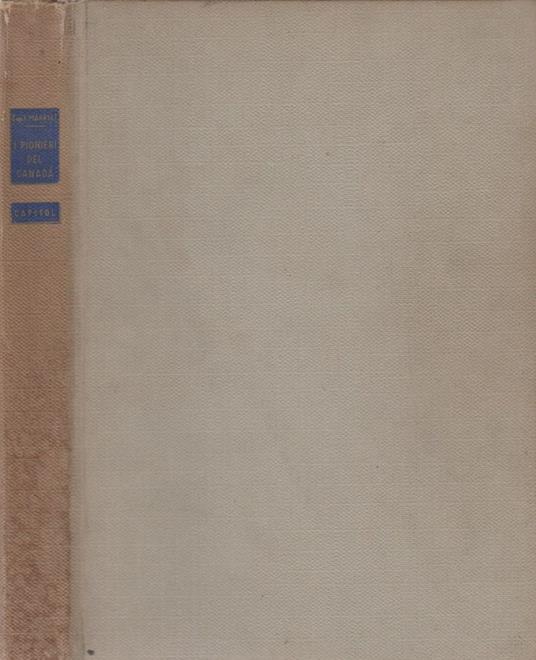 I pionieri del Canadà - copertina
