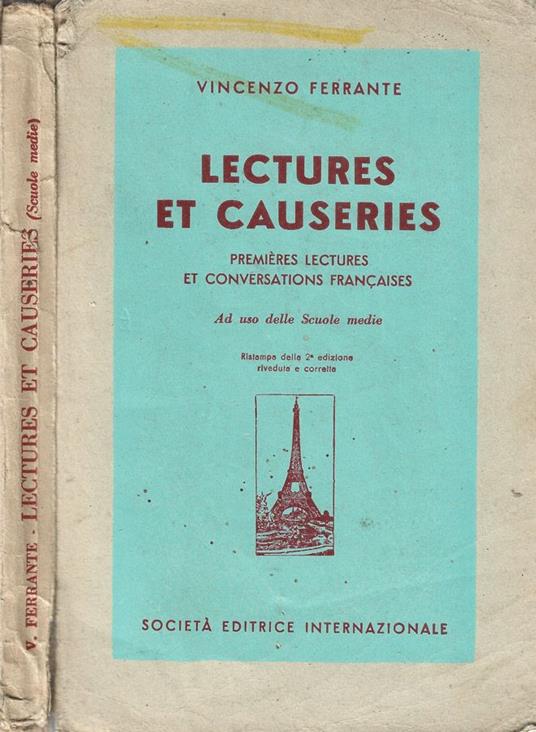 Lectures et causeries - Vincenzo Ferrante - copertina