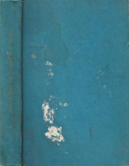 Cinque modi per conoscere il teatro - copertina