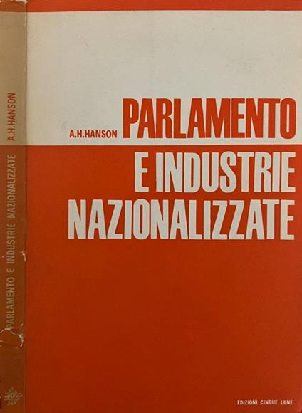 Parlamento e industrie nazionalizzate - copertina