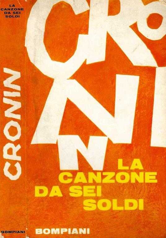 La canzone da sei soldi - A. Joseph Cronin - copertina