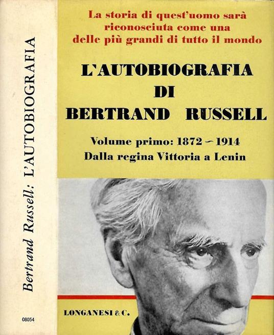 L' Autobiografia di Bertrand Russel - Russel Bertrand - copertina