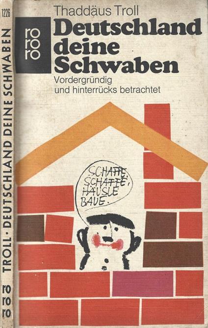 Deutschland deine Schwaben - Thaddaus Troll - copertina
