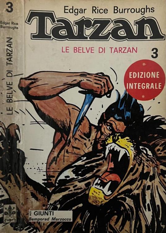 Le belve di Tarzan - Edgar Rice Burroughs - copertina