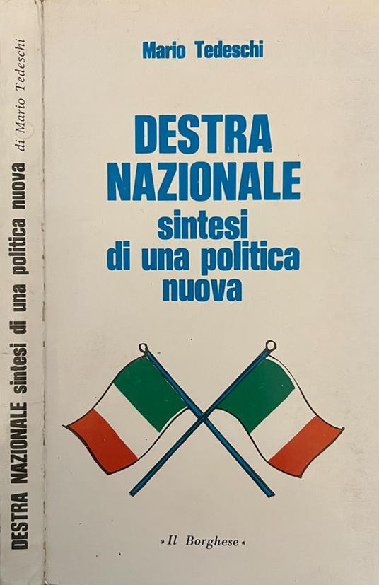 Destra nazionale - Mario Tedeschi - copertina