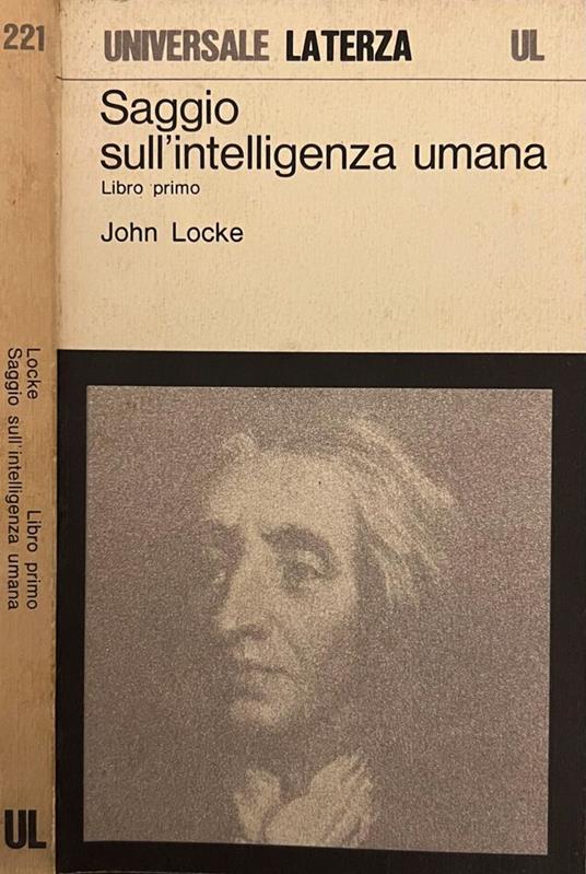 Saggio sull'intelligenza umana - John Locke - copertina