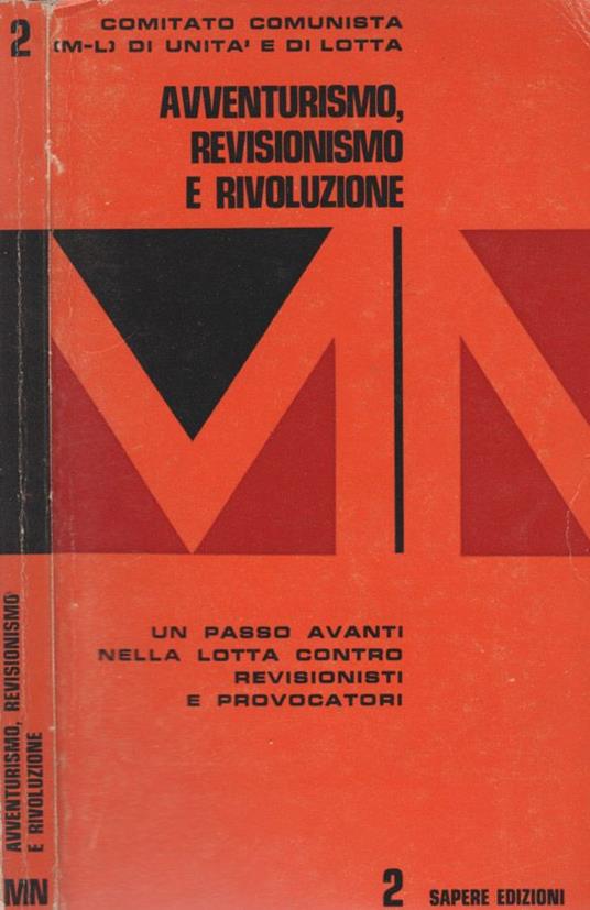 Avventurismo, revisionismo e rivoluzione - copertina