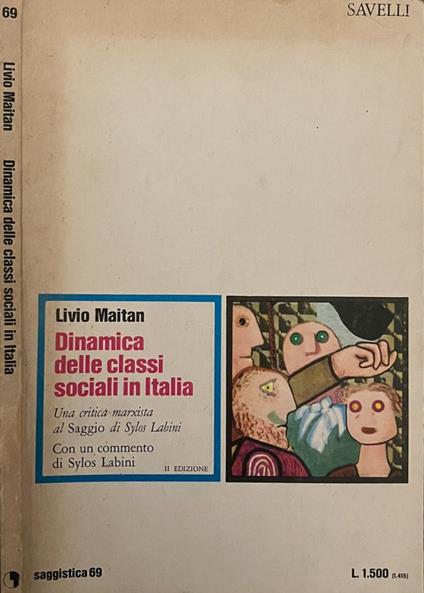 Dinamica delle classi sociali in Italia - Livio Maitan - copertina