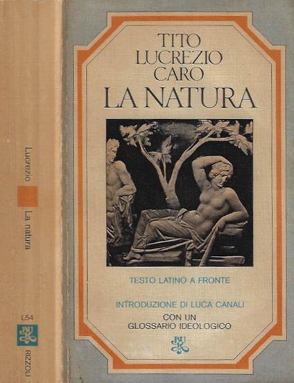 La Natura - Tito Lucrezio Caro - copertina