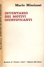 Inventario dei motivi giustificanti