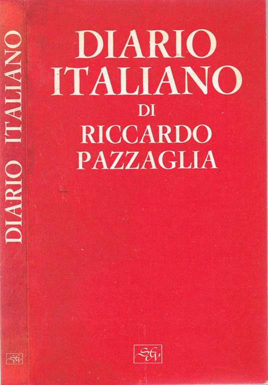 Diario italiano - Riccardo Pazzaglia - copertina