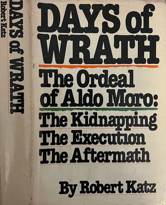 Days of Wrath - Robert Katz - copertina