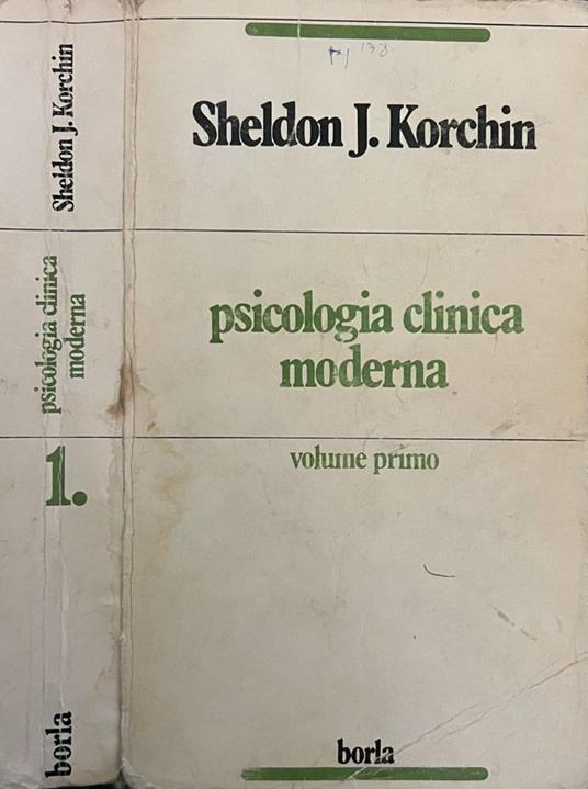 Psicologia clinica moderna - Sheldon J. Korchin - copertina