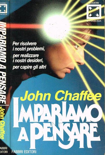 Impariamo a pensare - John Chaffee - copertina