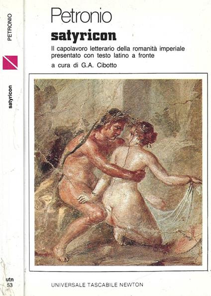 Satyricon - Arbitro Petronio - copertina