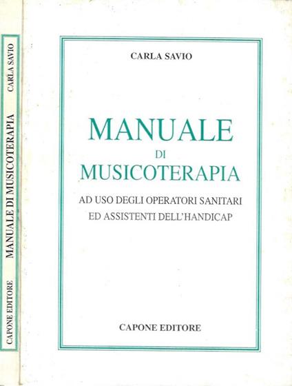 Manuale di Musicoterapia - copertina