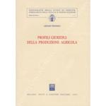 Profili giuridici della produzione agricola