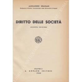 Diritto delle società - copertina