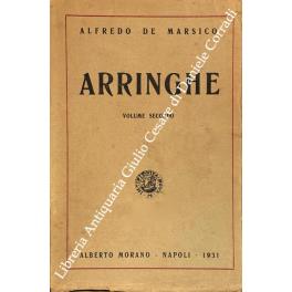 Arringhe. Volume secondo - copertina