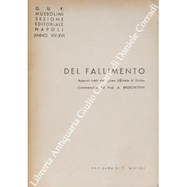 Del fallimento. Appunti tratti dal Corso Ufficiale di Diritto Commerciale - copertina