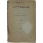 Scritti giuridici. Volume primo - Diritto romano (unico pubblicato)