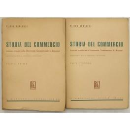 Storia del commercio. Lezioni tenute nella Università Commerciale Luigi Bocconi. Parte I e II - copertina