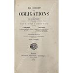 Le droit des obligations. Traduit de l'allemand par C. Gerardin et P. Jozon