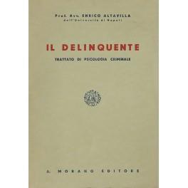 Il delinquente. Trattato di psicologia criminale - copertina