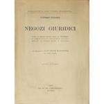 Negozi giuridici. Corso di diritto romano nella R. Università di Roma nell'Anno Accademico 1892-1893 raccolto dai Dottori Mapei e Nannini. Con prefazione di Salvatore Riccobono alla terza ristampa