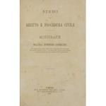 Studii di diritto e procedura civile. Monografie.