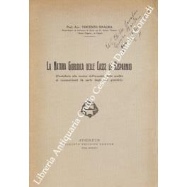 La natura giuridica delle casse di risparmio (Contributo alla teorica dell'acquisto della qualità di commercianti da parte degli enti giuridici) - copertina