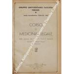 Corso di medicina legale dalle lezioni del Chiarissimo prof. F. Leoncini raccolto da Messeri Giorgio e Macchioni. Anno Accademico 1934-35 - XIII