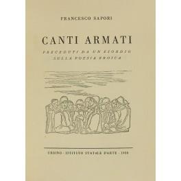 Canti armati - Francesco Sapori - copertina