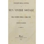 Principi della scienza del ben vivere sociale e della economia pubblica e degli stati