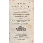 Institutiones imperiales erotematibus distinctae, atque Ex ipsis principiis regulisque juris passim insertis, explicatae