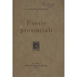 Poesie provinciali - copertina
