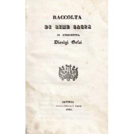 Raccolta di rime sacre di Enrichetta Dionigi Orfei - copertina