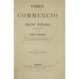 Codice di commercio del Regno d'Italia annotato - Luigi Borsari - copertina