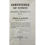 Competenze de' giudici del contenzioso amministrativo