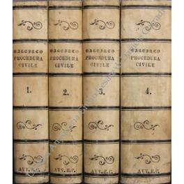 Il Codice di Procedura Civile del Regno d'Italia. Contenente il testo del codice preceduto dalle disposizioni transitorie per la sua attuazione. Il confronto coi Codici francese napoletano austriaco parmense estense albertino. I motivi di esso. Annotazi - copertina